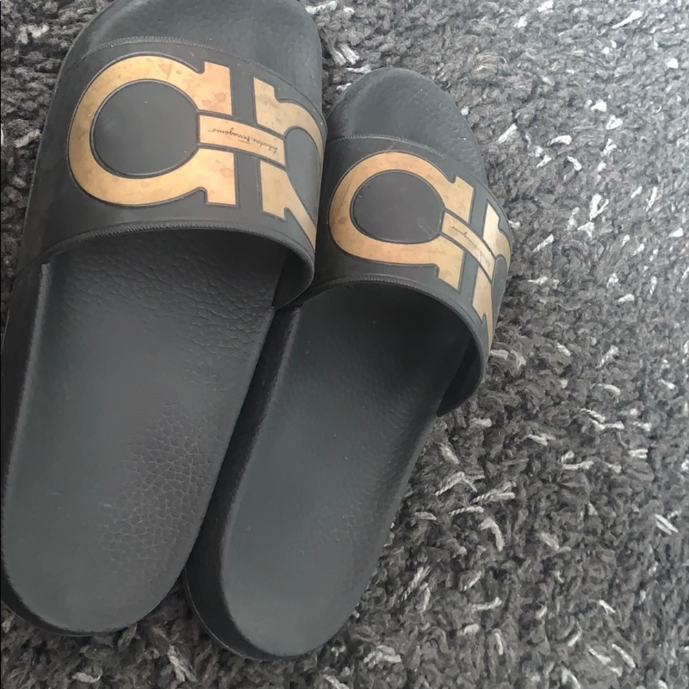 Ferragamo slides used